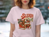 Sleigh All Day Basset Hound Tee thumbnail 5