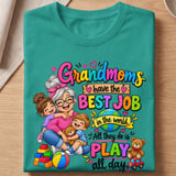 Grandmoms Have The Best Job Tee thumbnail 2