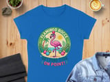 Flamingo Bocce Ball T-Shirt, Funny 'Getting This On Point' Tee, Tropical Summer Flamingo Sports Player Gift, Beach Vacation Shirt thumbnail 2