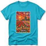 Gogh Tulips ~ Comfort Colors Premium Tee thumbnail 5