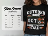 October Mode Halloween Soccer Dad Tee thumbnail 13