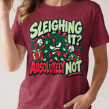 Sleighing It Absolutely Not Tee thumbnail 14