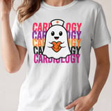 Cardiology Ghost Nurse Tee thumbnail 10