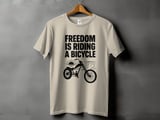 Freedom Is Riding a Bicycle | Chopper Cruiser T-Shirt thumbnail 13