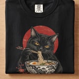Black Cat Ramen Tee thumbnail 5
