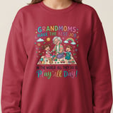 Grandmoms Have The Best Job Sweatshirt thumbnail 2