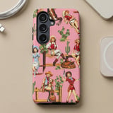 Retro Cowgirl Vintage Pinup MagSafe® Phone Case thumbnail 7