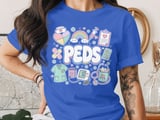 Peds Nurse Stuff T-Shirt: Pediatric Nurse Practitioner, Retro Nursing Design thumbnail 1