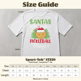 Pickleball Sport-Tek Performance Tee, Santas Favorite Pickleball Player, Festive Holiday Court Apparel thumbnail 12