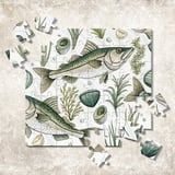 Digital Pattern Bundle, Fish Pattern, Digital Print, Fish Clipart, Fish Art, Seafood Illustration, Angling Artwork, Sea Life, Digital Bundle thumbnail 7
