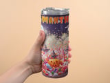 Personalized Halloween Tumbler, Spooky Name Tumbler, Halloween Candy Design Tumbler, Custom Halloween Tumbler, Tumbler with Personalized thumbnail 4