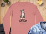 Proud Pit Bull Mom Long Sleeve Tee thumbnail 3