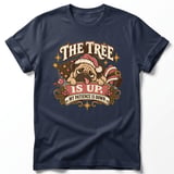 Tree Is Up Patience Down Pug Tee thumbnail 3