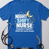 Night Shift Nurse Tee thumbnail 1
