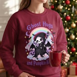 Ghost Hugs and Pumpkin Kisses Tee thumbnail 12