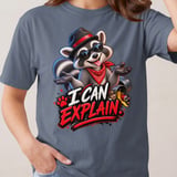 I Can Explain Raccoon Tee thumbnail 15