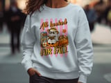 All Booked For Fall Sweatshirt, Cozy Ghost Reading Book Hoodie, Autumn Pumpkin Spice Latte Lover T-Shirt, Librarian Teacher Gift thumbnail 7