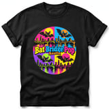 Bat Bridge Pop ~ Comfort Colors Premium Tee thumbnail 1