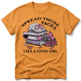 Spread Those Pages Like A Good Girl Tee thumbnail 6