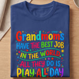 Grandmoms Have The Best Job Tee thumbnail 7