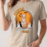 Halloween Nurse Llama Tee thumbnail 7
