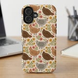 Floral Farmhouse Hens MagSafe® Phone Case thumbnail 6