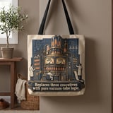 Vacuum Tube Logic Tote Bag thumbnail 1