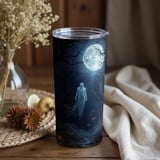 Personalized Halloween Tumbler, Spooky Ghost Tumbler, Custom Name Tumbler, Halloween Gift, Fall Tumbler, Personalized Halloween Gift thumbnail 2