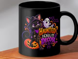 Haunted I Call It Decor Cat Mug thumbnail 8