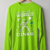 Pickleball Sport-Tek Long Sleeve Tee, Out of This World Dinks, Sun Shield Shirt thumbnail 10