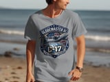 C-17 Globemaster III Air Mobility Command T-Shirt, USAF Veteran Gift, Military Aviation Tee, Patriotic Air Force Shirt for Him thumbnail 3