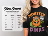 Pickleball Comfort Colors Shirt, Monster Dinks, Vintage Graphic Tee thumbnail 14