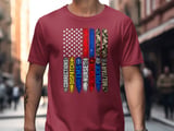 First Responder American Flag Tee thumbnail 5