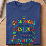 Grandmoms Have The Best Job Tee thumbnail 7
