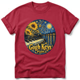 Gogh Keys ~ Comfort Colors Premium Tee thumbnail 2