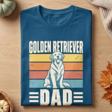 Retro Golden Retriever Dad Tee thumbnail 7