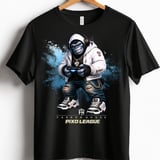 Gorilla Gamer Shirt for Toddler, Funny Virtual Reality Gaming Tee, Kids Birthday Gift, Pixo League by Farron House thumbnail 10