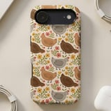 Floral Farmhouse Hens MagSafe® Phone Case thumbnail 4