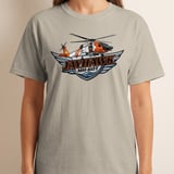 Jayhawk MH-60T Helicopter T-Shirt, Search and Rescue Aviation Shirt, Military Pilot Gift, Aviator Graphic Tee, Flight Crew Apparel thumbnail 1
