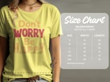 Don't Worry Be Happy T-Shirt, Road Trip Shirt, Beach Graphic Tee, Cruise T-Shirt, Positive Motivational Quote Shirt, Feel Good Retro Tee thumbnail 11