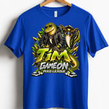 Tim Crocodile Youth Gaming T-Shirt, Kids Gamer Graphic Tee, Green Alligator Streetwear Shirt, Pixo League thumbnail 7