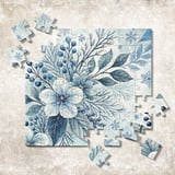 Winter Floral Tumbler Design, Watercolor Flower Digital Paper, Scrapbooking Paper, Printable Tumbler Png, Flower Junk Journal Pages Digital thumbnail 12