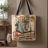 Atomic Toaster Tote Bag thumbnail 1