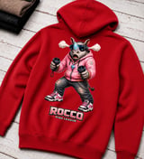 Rhino Gamer Hoodie for Boys, Kids Gaming Sweatshirt, VR Gaming Hoodie, Teen Gamer Gift, Cool Gaming Clothes thumbnail 8
