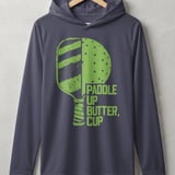 Pickleball Sport-Tek Performance Hood, Paddle Up Butter, Cup, Athletic Court Lightweight Hoodie thumbnail 2