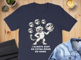 Extra Moon On Hand Absurd  Cat Tee thumbnail 3