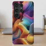 Colorful Fluid Swirl MagSafe® Phone Case thumbnail 2