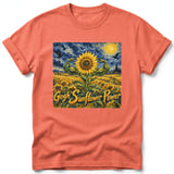 Gogh Sunflower Power ~ Comfort Colors Premium Tee thumbnail 4