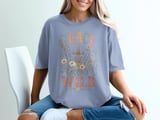 Grace Grows Wild T-Shirt, Christian Faith Tee with Wildflowers & Cross, Boho Inspirational Distressed Religious Shirt, Nature Lover Gift for thumbnail 12