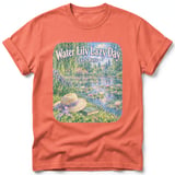 Water Lily Lazy Day ~ Comfort Colors Premium Tee thumbnail 4